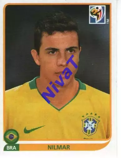 Наклейка PANINI Чемпіонат світу-2010 № 502 - Нілмар Бразилія