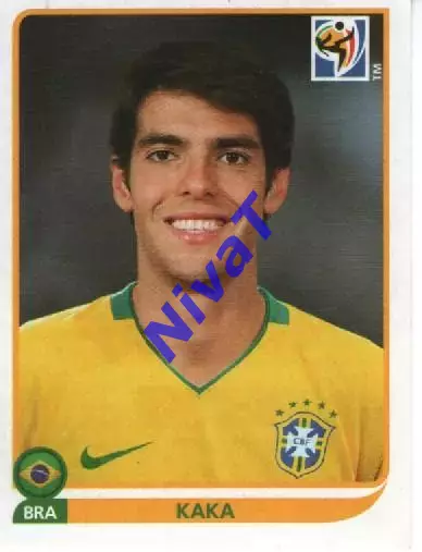 Наклейка PANINI Чемпіонат світу-2010 № 499 - Кака Бразилія
