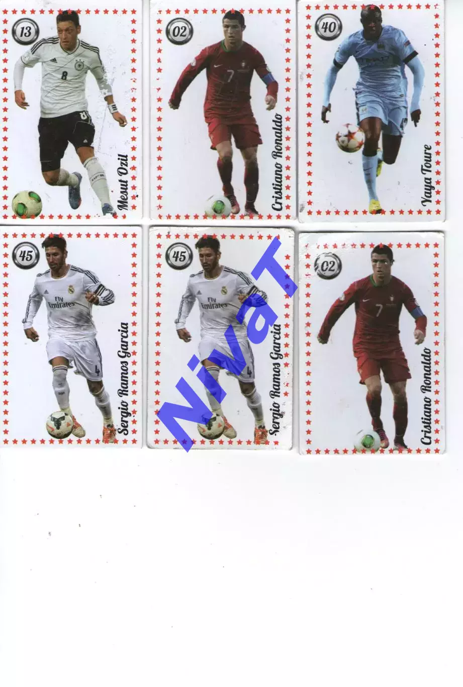 Карточки - Футбол - 15 штук 1