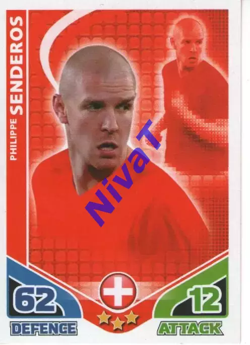 Карточки - Match Attax - Сендерс Швейцарія
