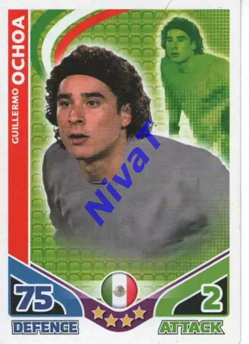 Карточки - Match Attax - Очоа Мексика