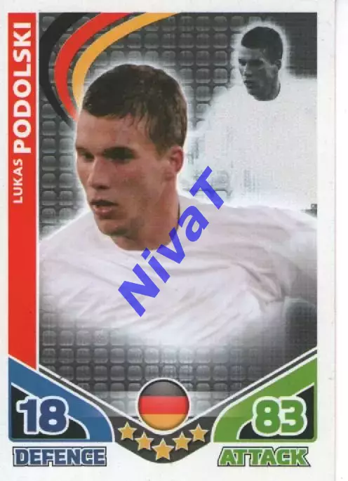 Карточки - Match Attax - Подольські Німеччина