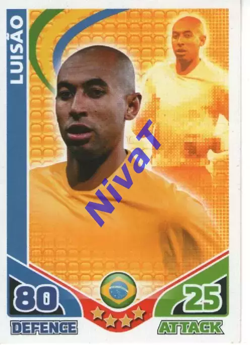 Карточки - Match Attax - Луїзао Бразилія