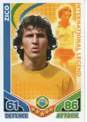Карточки - Match Attax - Зіко Бразилія
