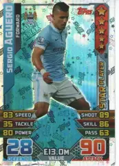 Карточки - Match Attax - Агуеро Манчестер Сіті