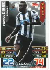 Карточки - Match Attax - Сіссе Ньюкастл