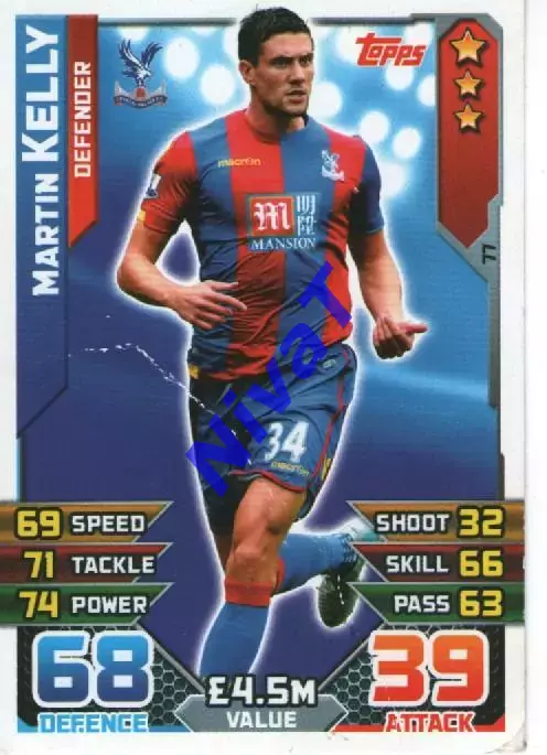 Карточки - Match Attax - Келлі Крістал Пелес