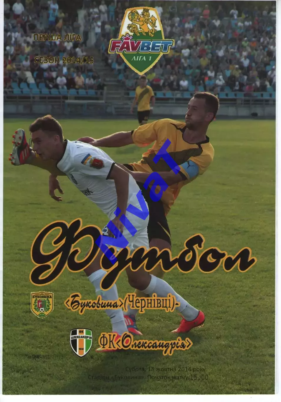 Буковина Чернівці - ФК Олександрія 18.10.2014