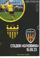 Буковина Чернівці - Агробізнес Волочиськ 15.09.2023