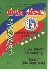 Зірка Кіровоград - Таврія Сімферополь 21.10.1996