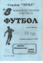 Зірка Кіровоград - ЦСКА Київ 03.04.1999