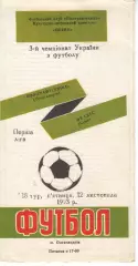 Поліграфтехніка Олександрія - СБТС Суми 12.11.1993