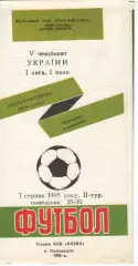 Поліграфтехніка Олександрія - Темп-Адвіс Хмельницький 07.08.1995