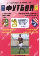 ФК Харків - Таврія Сімферополь 07.04.2007