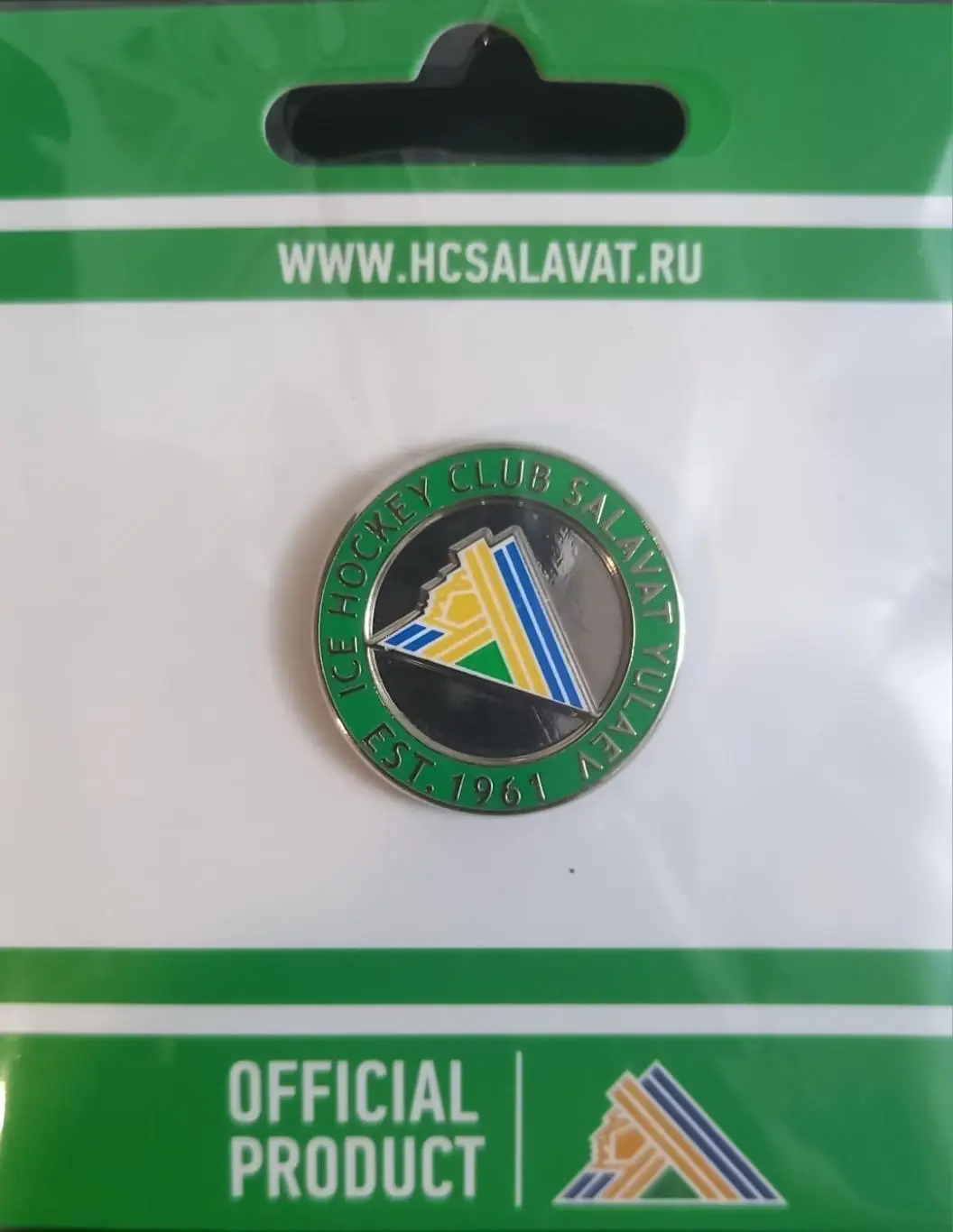 Значок ХК Салават Юлаев. Уфа. Круглый