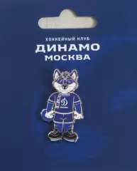 Значок ХК Динамо Москва. Волк.