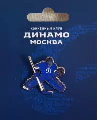 Значок ХК Динамо Москва. Вратарь.