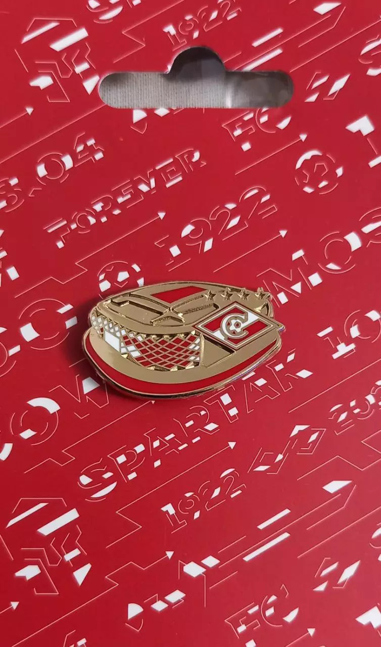 Значок ФК Спартак Москва. Стадион.