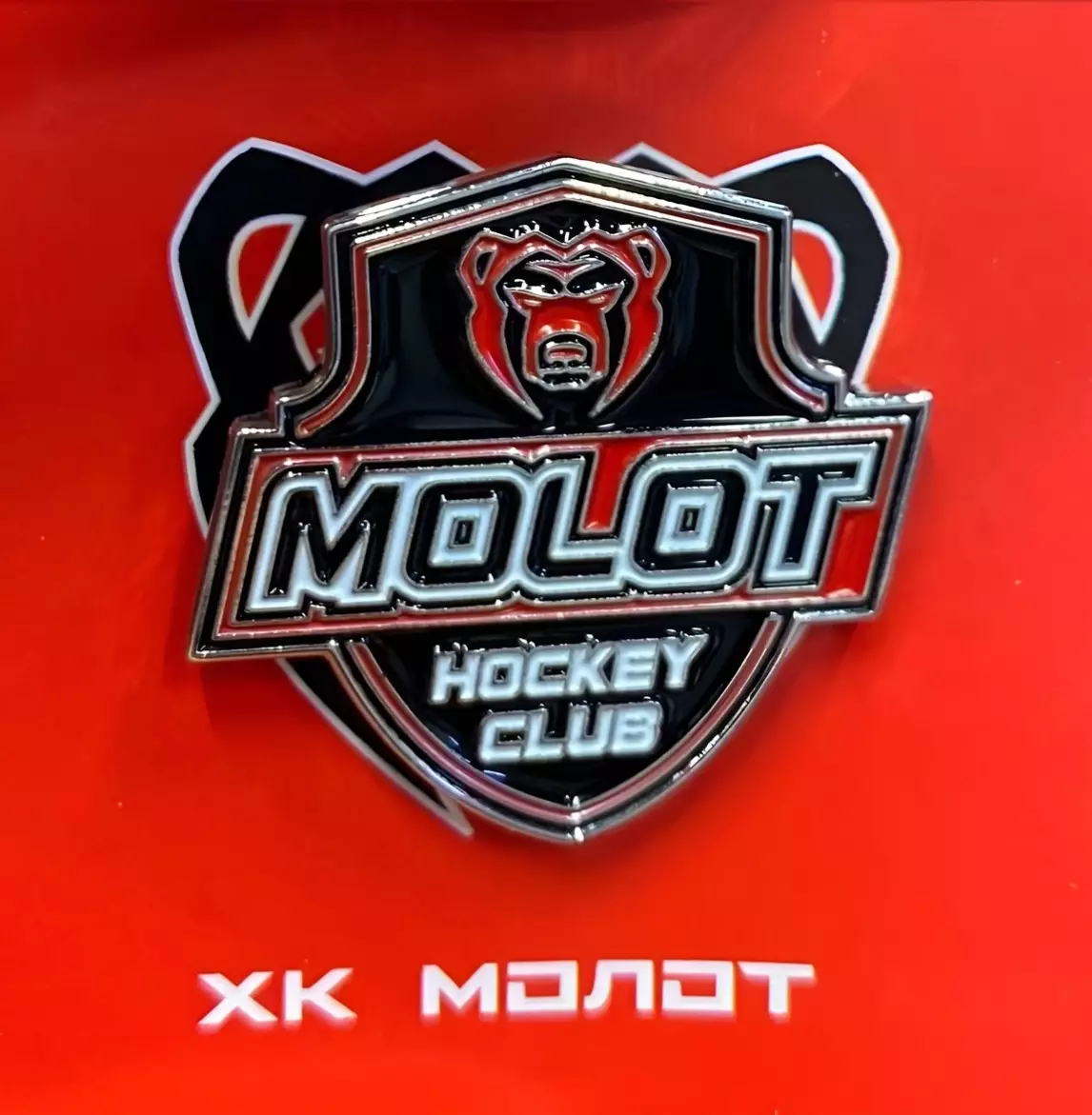 Значок ХК Молот Пермь.