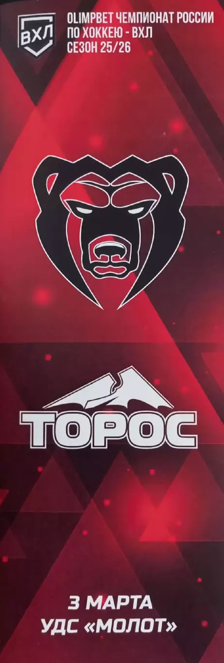 Молот Пермь - Торос Нефтекамск 2025/2026