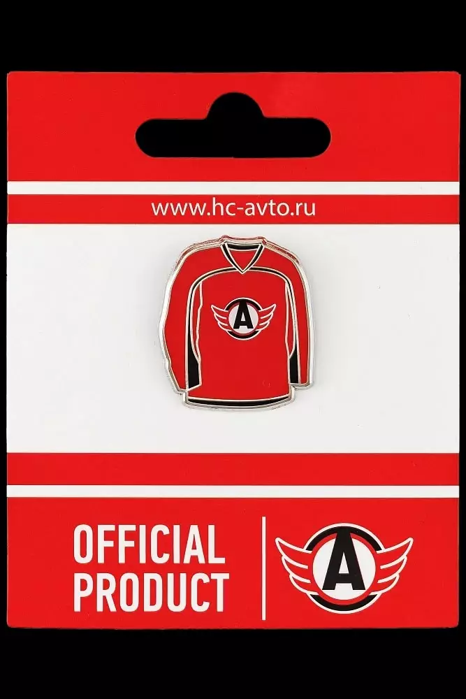 Значок ХК Автомобилист Екатеринбург. Джерси.