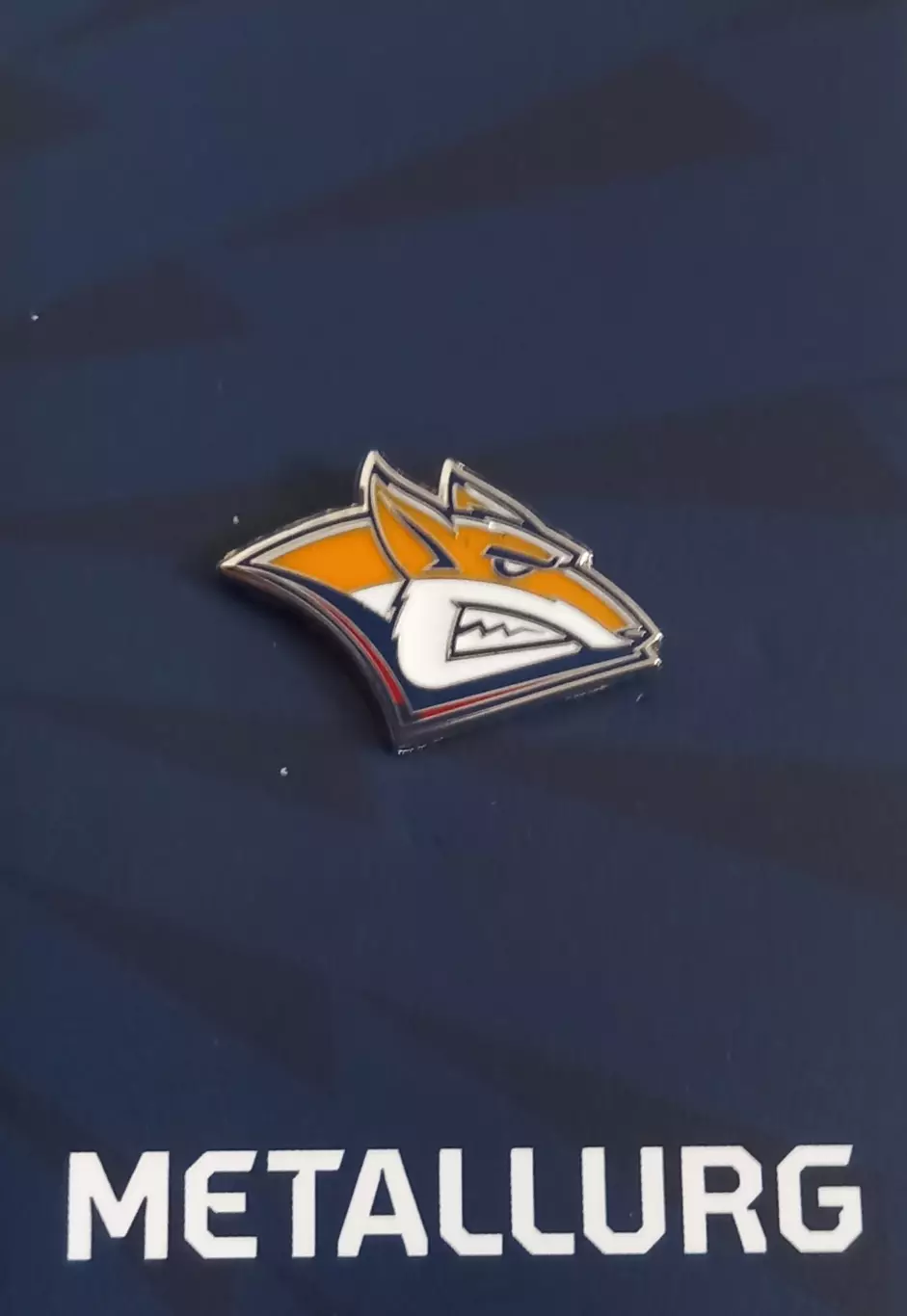 Значок ХК Металлург Магнитогорск. Логотип.