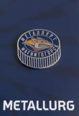 Значок ХК Металлург Магнитогорск. Шайба.