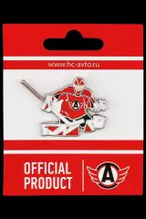 Значок ХК Автомобилист Екатеринбург. Вратарь.
