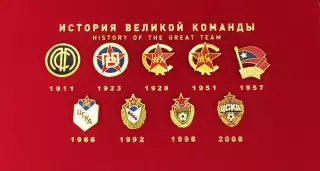 Набор значков ПФК ЦСКА. История Великой Команды.
