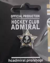 Значок ХК Адмирал Владивосток. Цветной логотип.