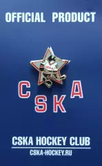 Значок ХК ЦСКА Москва. Русские Пингвины.