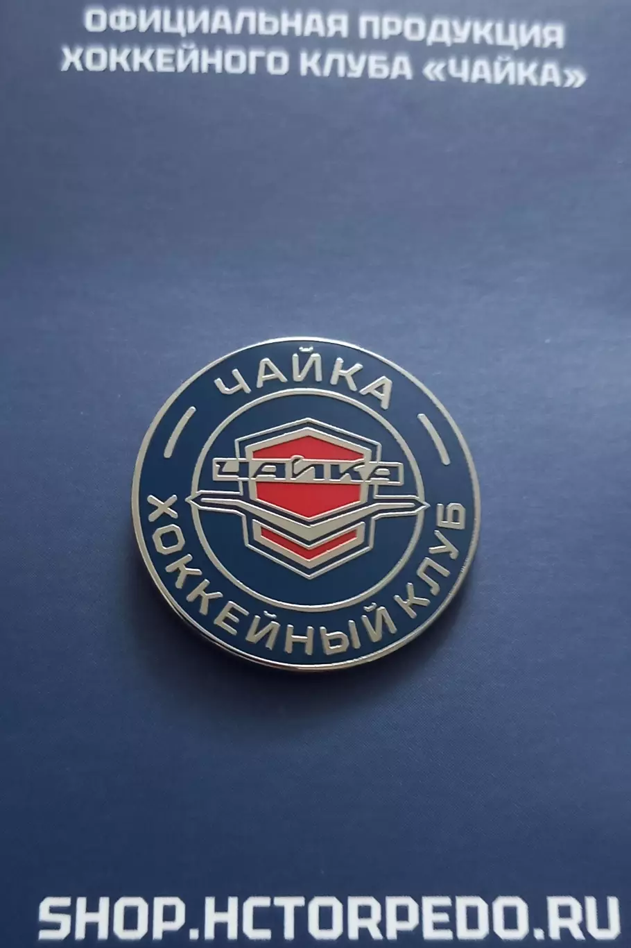 Значок МХК Чайка Нижний Новгород (МХЛ). Круглый