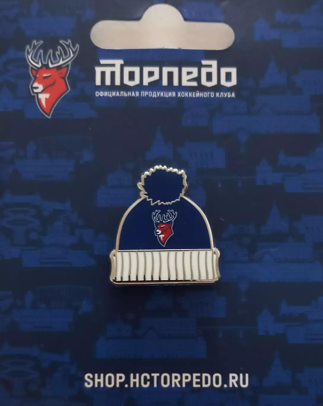 Значок ХК Торпедо Нижний Новгород. Шапка