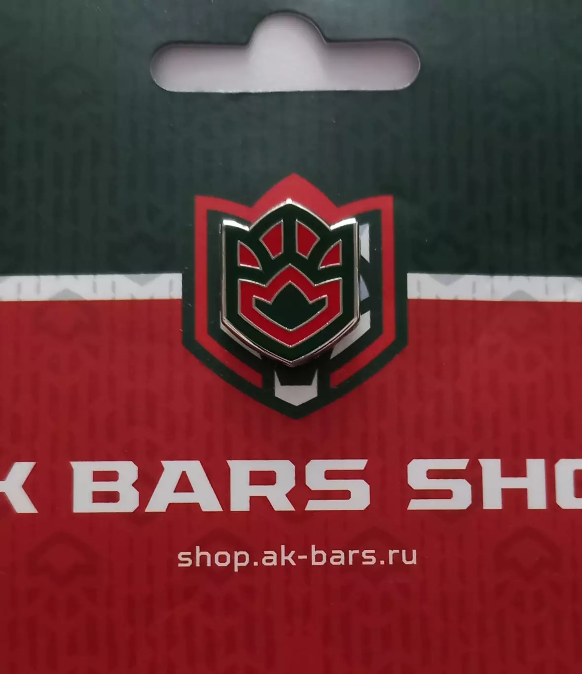Значок ХК Ак Барс Казань. Лапа