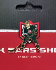Значок ХК Ак Барс Казань. Хоккеист
