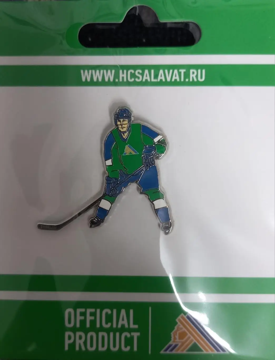 Значок. Салават Юлаев Уфа. Хоккеист.