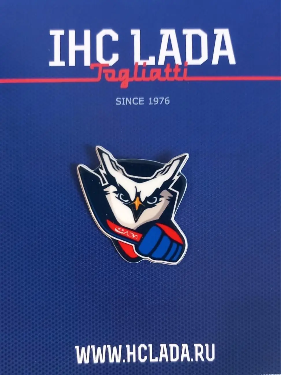 Значок ХК Лада Тольятти. Филин