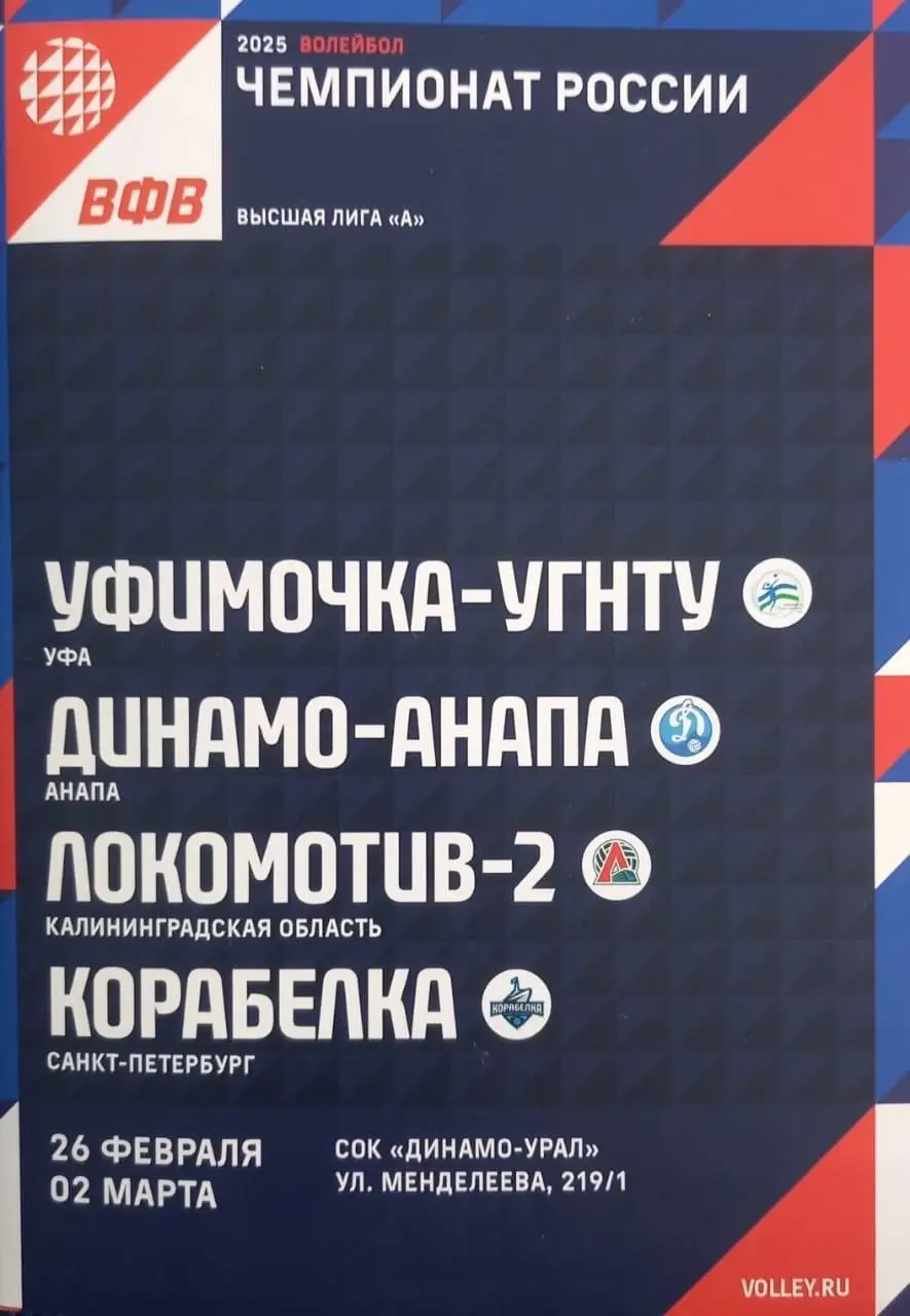 Уфа - Динамо-Анапа, Локомотив-2 Калининград, Корабелка Санкт-Петербург 2025