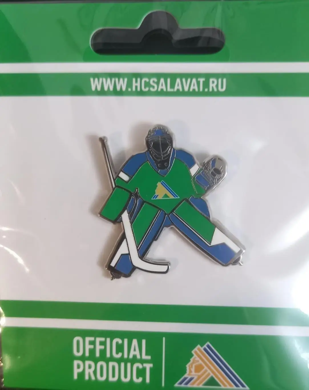 Значок. ХК Салават Юлаев Уфа. Вратарь