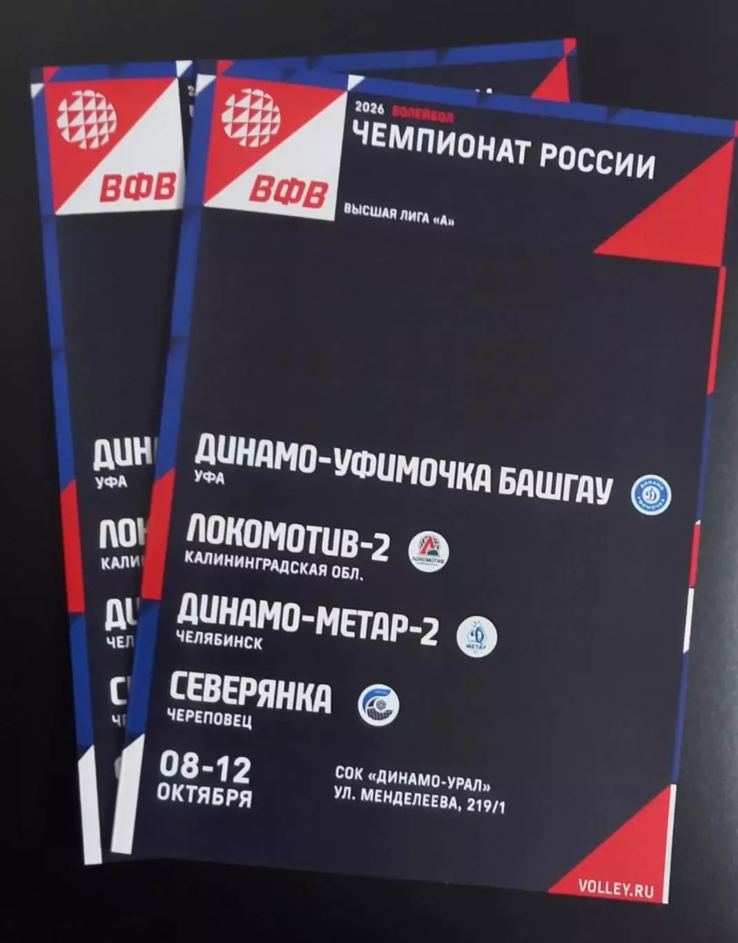 Волейбол. Женщины. Уфа, Калининград, Челябинск, Череповец. Сезон 2025/2026