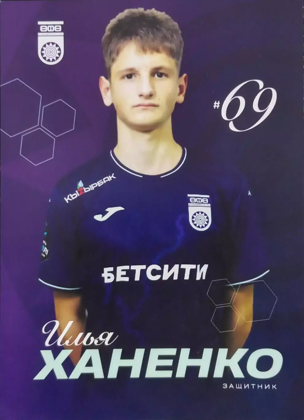 Карточка. Илья Ханенко. ФК Уфа