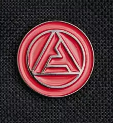 Значок ФК Акрон Тольятти. Логотип Красный