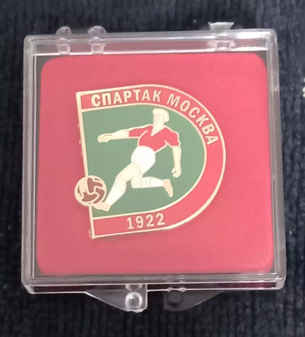 Значок ФК Спартак Москва 1922 игрок