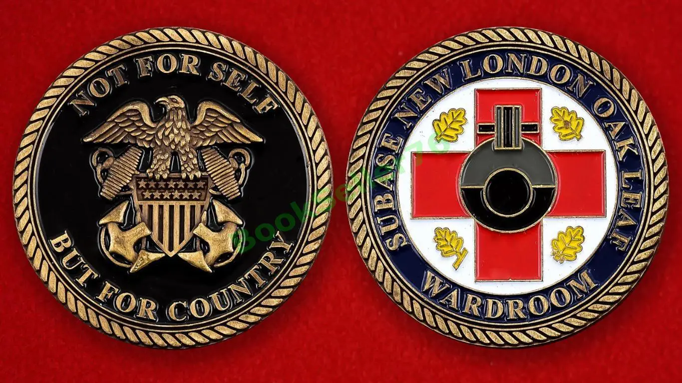 Челлендж коин Офицерам Медицинской лаборатории базы субмарин в Нью-Лондоне жетон 2