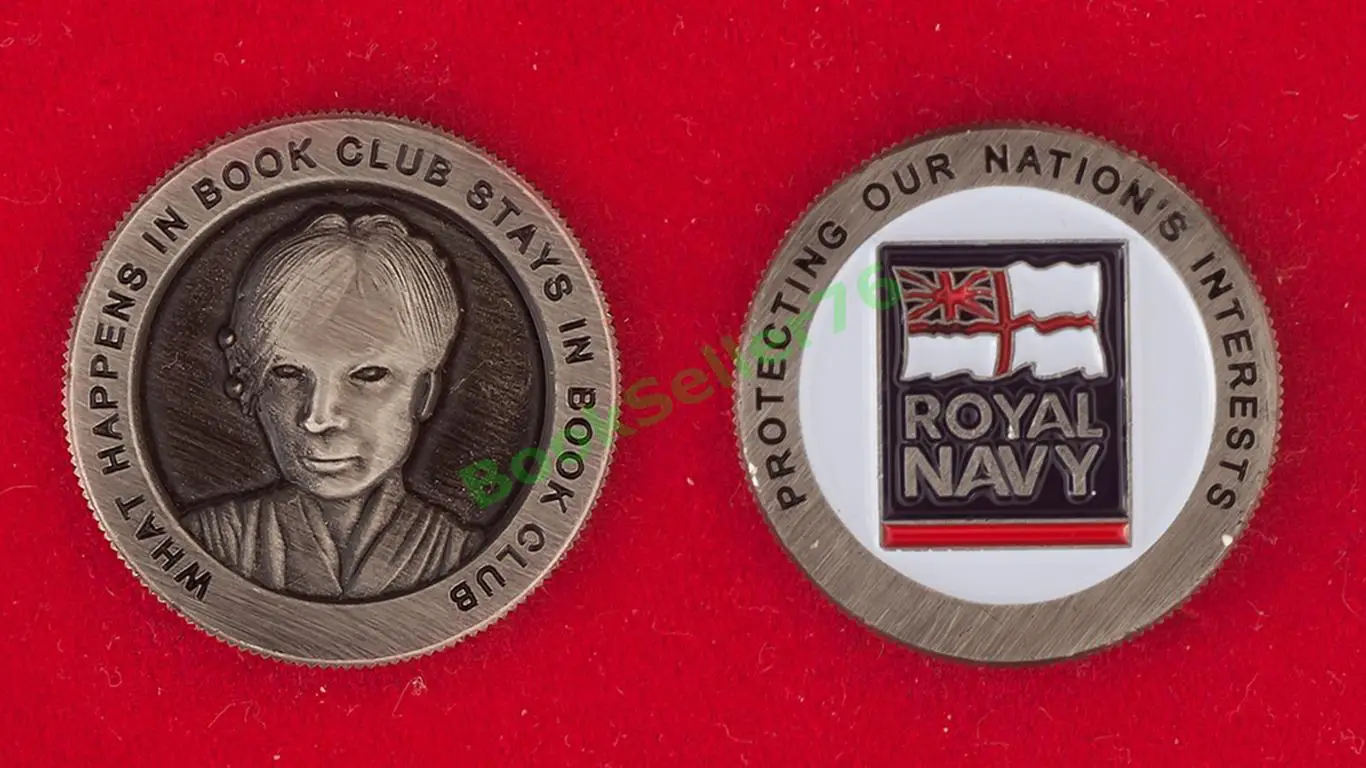 Челлендж коин Книжного клуба Королевских ВМС Великобритании, жетон Англия 2