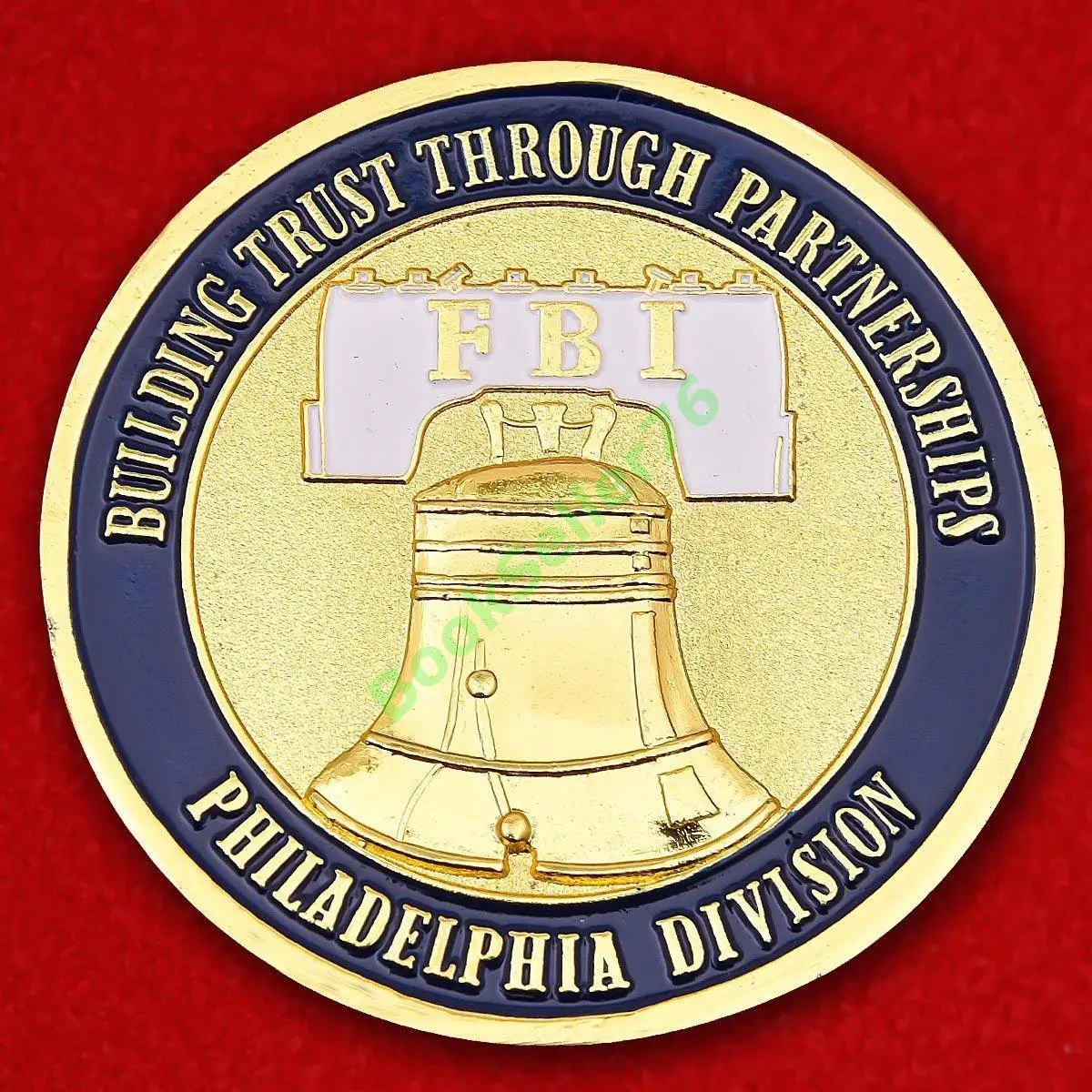 Челлендж коин Отдела юстиции ФБР Филадельфии, жетон США