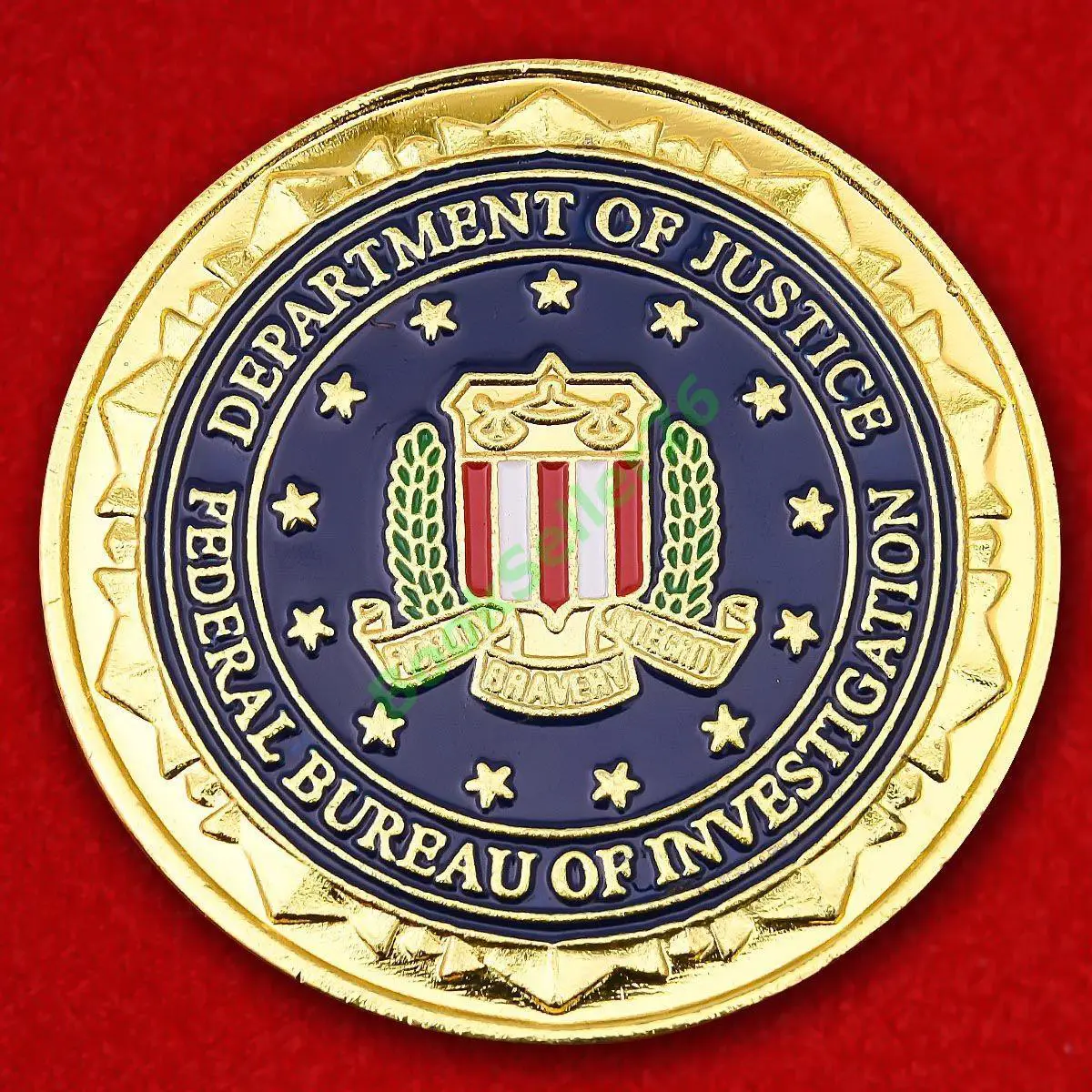 Челлендж коин Отдела юстиции ФБР Филадельфии, жетон США 1