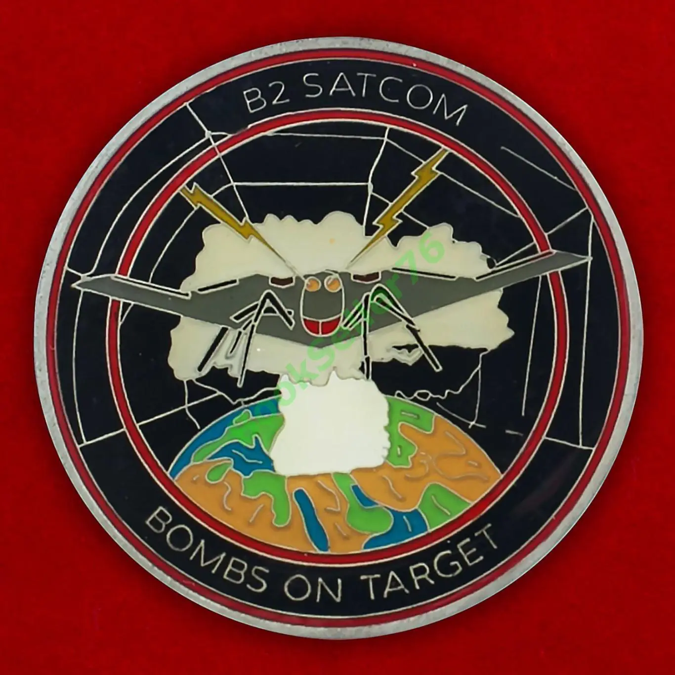 Челлендж коин Спутников наведения бомбардировщиков ВВС США, жетон США