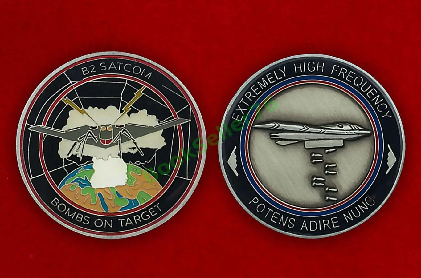 Челлендж коин Спутников наведения бомбардировщиков ВВС США, жетон США 2