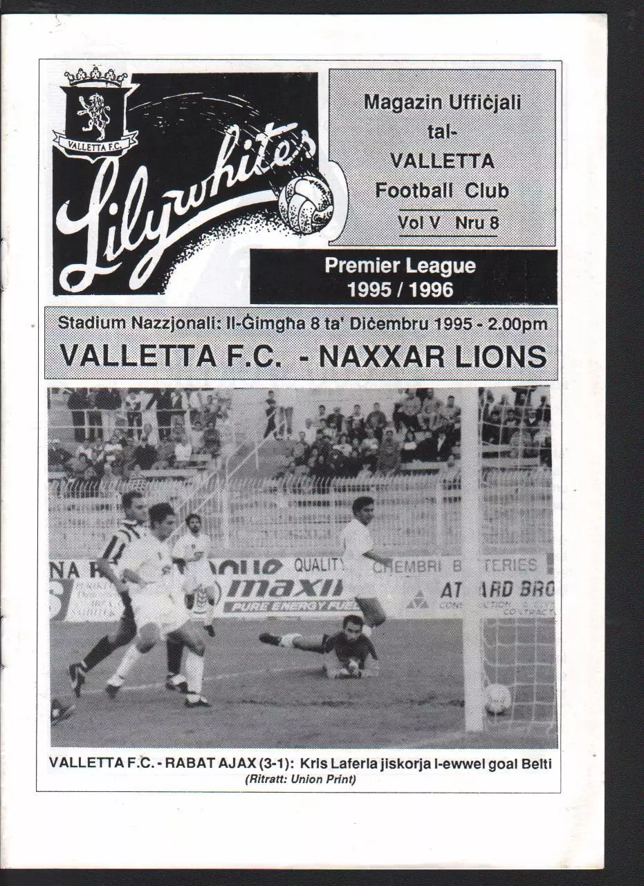 Валлетта-Наксар Лион 1995 чемпионат Мальты
